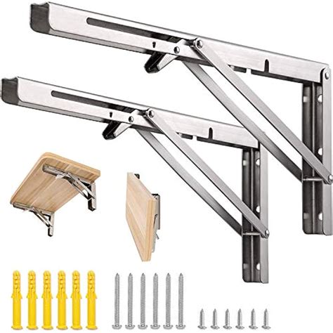 Stainless Steel Shelf Brackets and Hanger Rails. . Menards folding shelf bracket